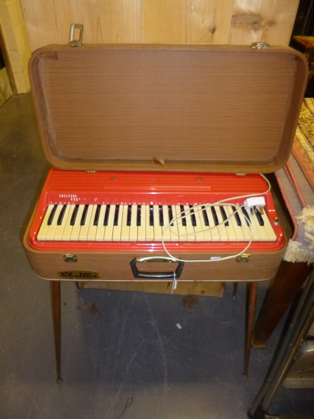 A Sheltone electric organ