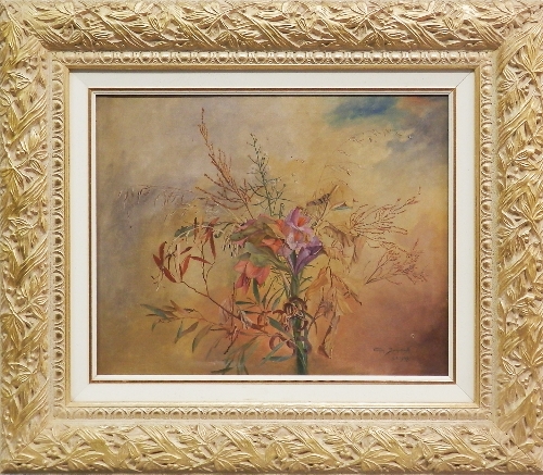 Vernon Spencelayh, British 1891-1980- Dried flowers; oil on canvas, signed, and dated 5.A.1949, 40.