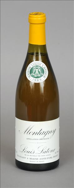 Louis Latour, Montagny, 1989 Single bottle; together with Puligny Montrachet, Premier Cru "La