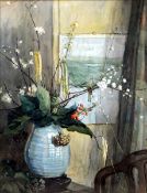 E.M. KING (19th/20th century) British Floral Still Life Watercolour Signed 36.5 x 47 cms, framed and