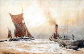 *AR SYDNEY GOODWIN (1867-1944) British The Poole of London Watercolour Signed and dated 1913 30 x 44