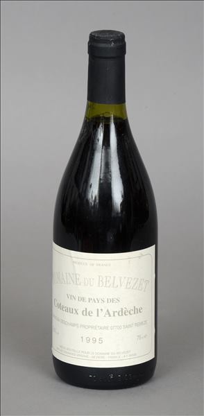 Domaine du Belvezet, Coteaux de L`Ardeche, 1995 Two bottles. (2)