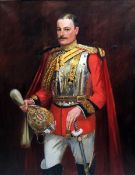 WILLIAM FRANCIS (WILL) LONGSTAFF (1879- 1953) Australian Portrait of an Officer, in full dress