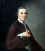 Attributed to ALLAN RAMSAY (1713-1784) Scottish Portrait of a Young Gentleman Oil on canvas 62 x