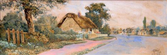 R.B. WRIGHT (19th/20th century) British Nr. St. Ives, Huntingdonshire and Brampton Village Hunts