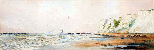 THOMAS SIDNEY (19th/20th century) British Beachy Head; and Anstey`s Cove, Torquay Watercolours