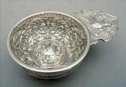 A 19th century Imperial Russian 84 Zolotnik silver kovsch, maker`s mark of Pavel Akimov