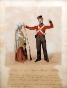L. BARRINGTON (19th century) British Valour in the Royal Bucks Militia Watercolour heightened with
