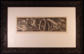 *AR RUSSELL SIDNEY REEVE (1895-1970) British Nightmare Etching Signed and titled in pencil 40 x 11.5
