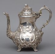 A Victorian silver coffee pot, hallmarked London 1898, maker’s mark of Charles Stuart Harris Of