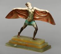 JOHANN PHILIPP FERDINAND PREISS (1882-1943) German Bat Dancer Cold painted bronze and ivory,