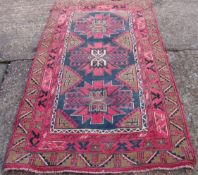 A Karajeh wool runner 176 x 97 cms.