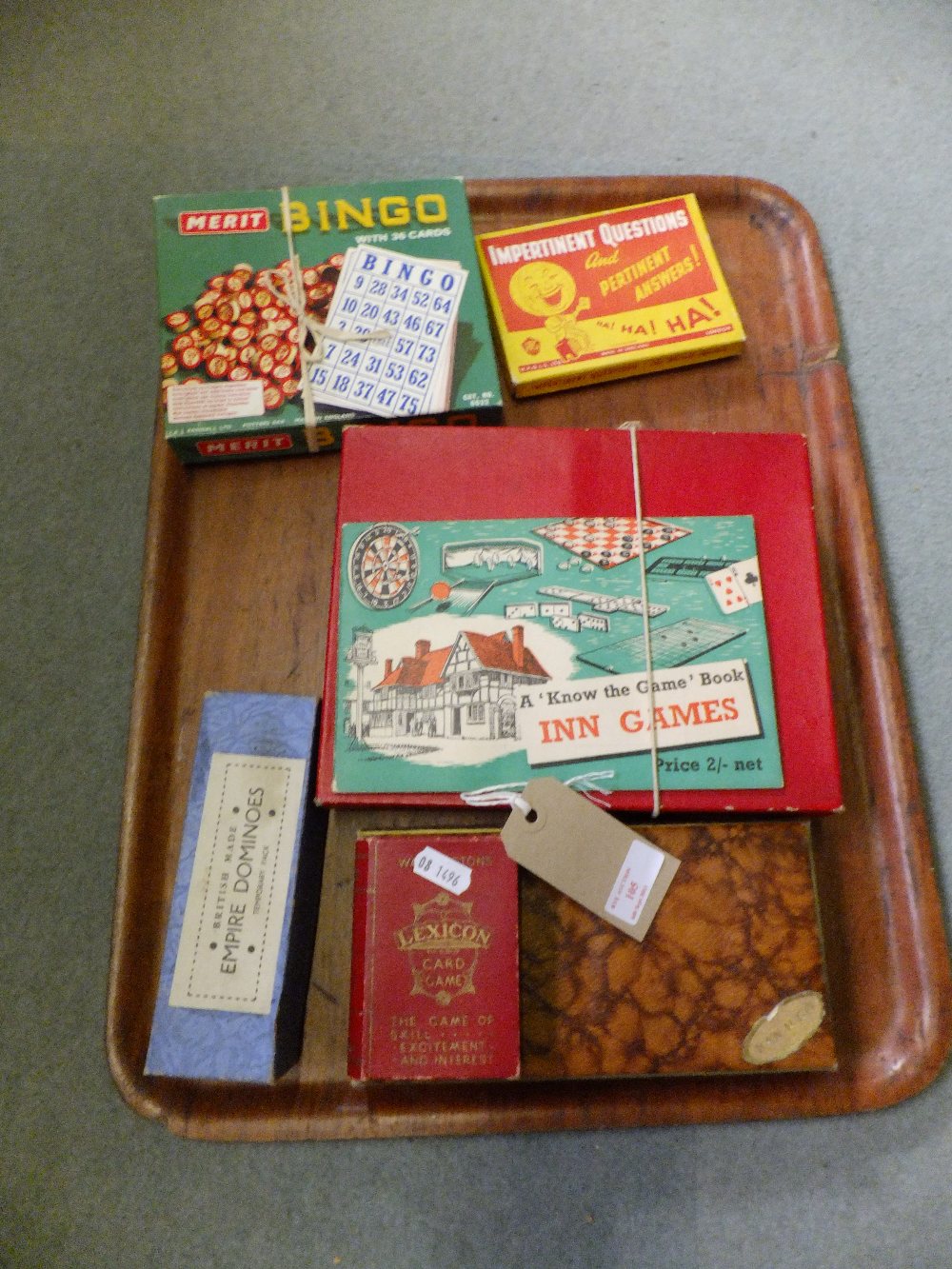 A selection of vintage games