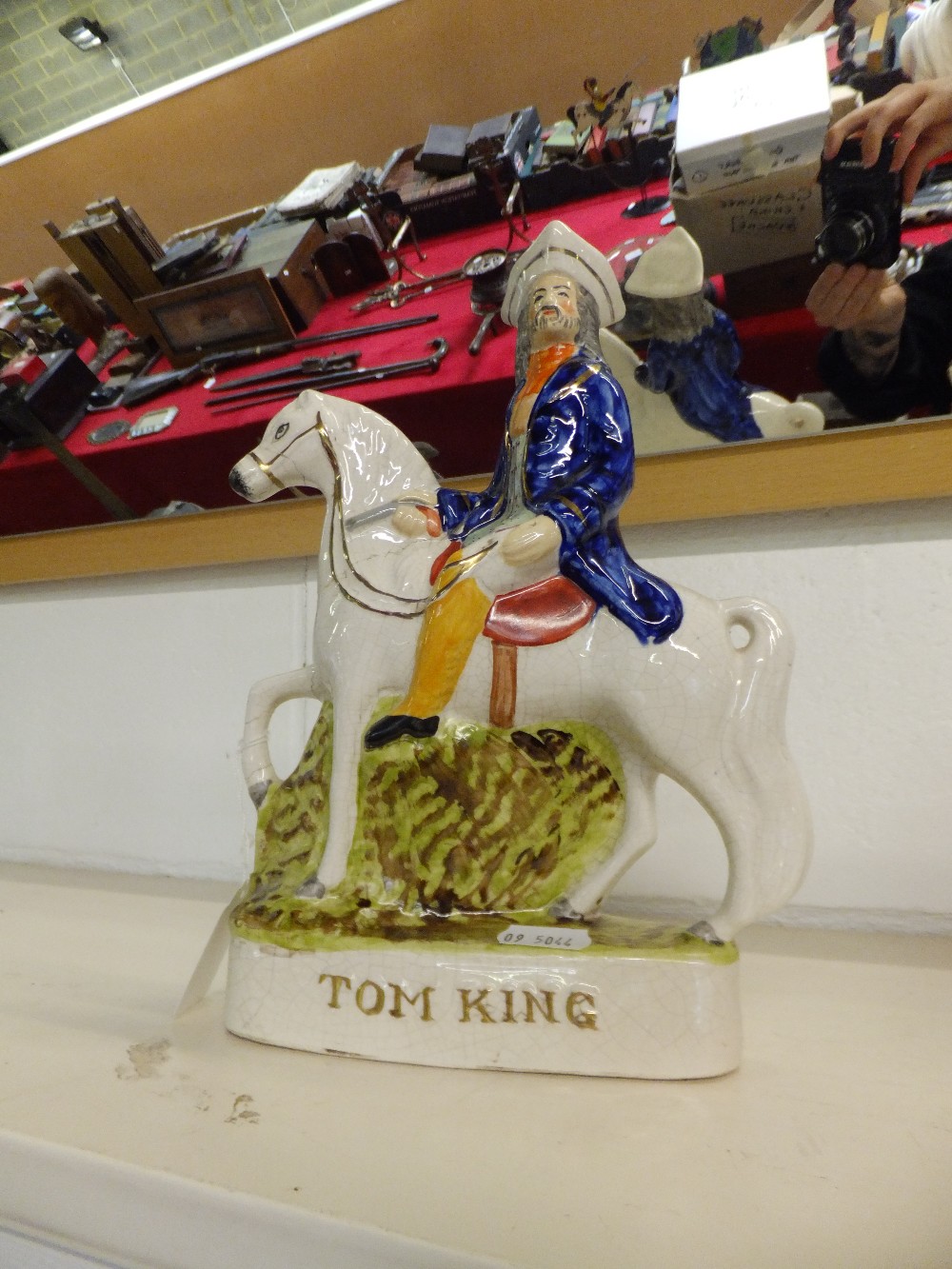 A Staffordshire figure of highwayman 'Tom King'