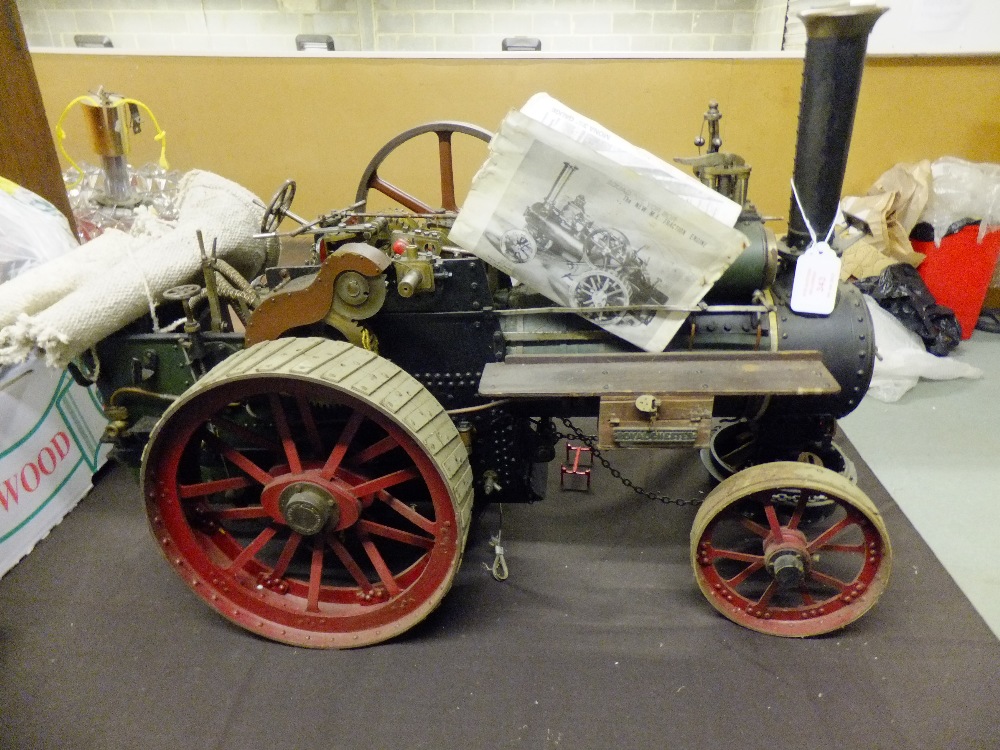 A 1 1/2" scale model of the Allchin 'Royal Chester' steam-driven traction engine