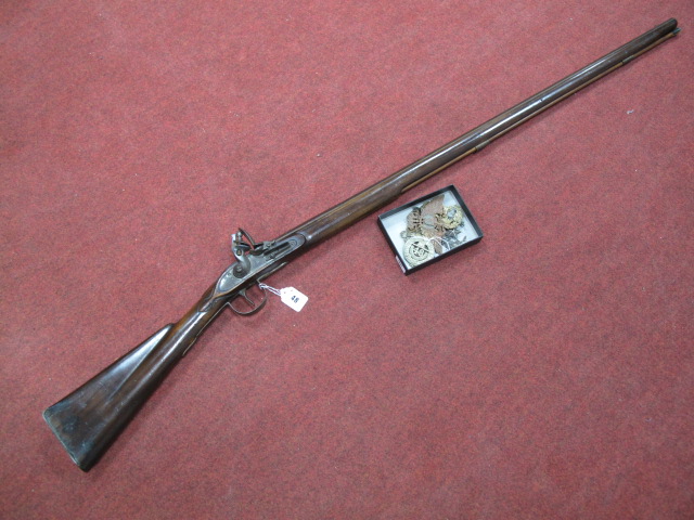 A Late XVIII/Early XIX Century American Service Musket, lock plate proof `EB` for Edward Bond for