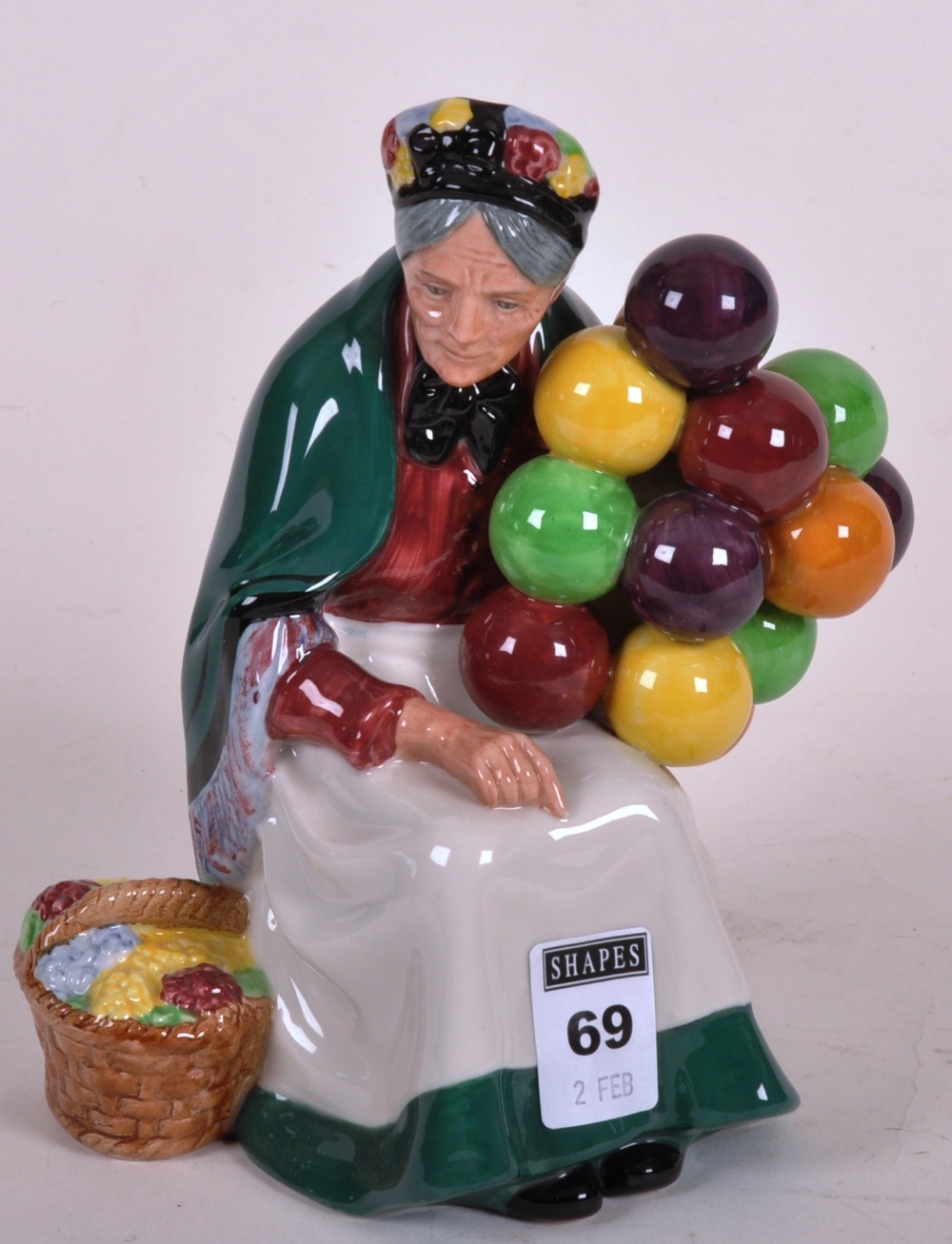 Royal Doulton figure `The Old Balloon Seller` HN135, 18cm high