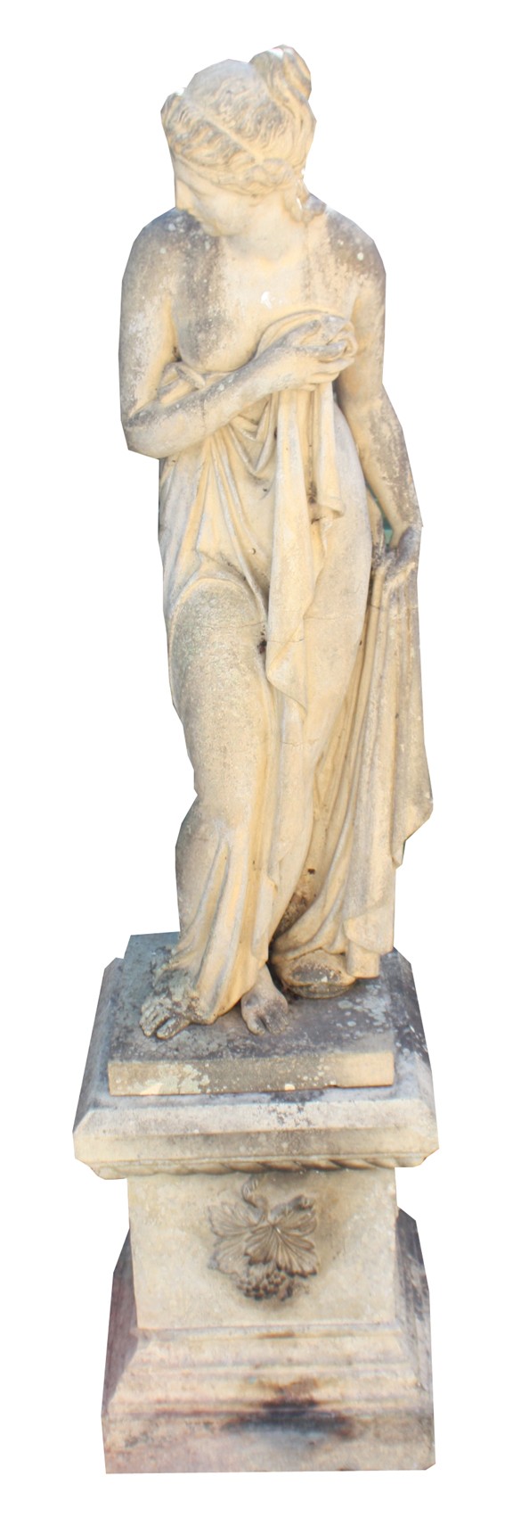 Nineteenth-century reconstituted stone figure of Venus