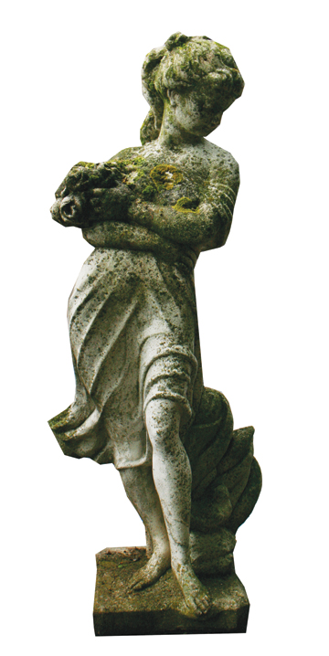Early twentieth-century reconstituted stone figure of Venus 90 cm. high