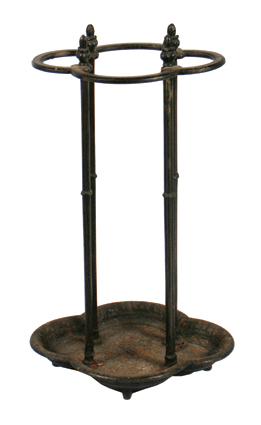 Nineteenth-century Gothic cast iron stick stand