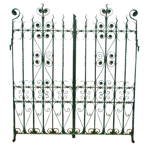 Cast iron entrance gate 180 cm wide