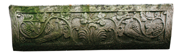 Pair of early twentieth-century reconstituted stone jardinieres, each of rectangular form  120 cm.