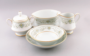 Eighty piece Noritaki dinner service