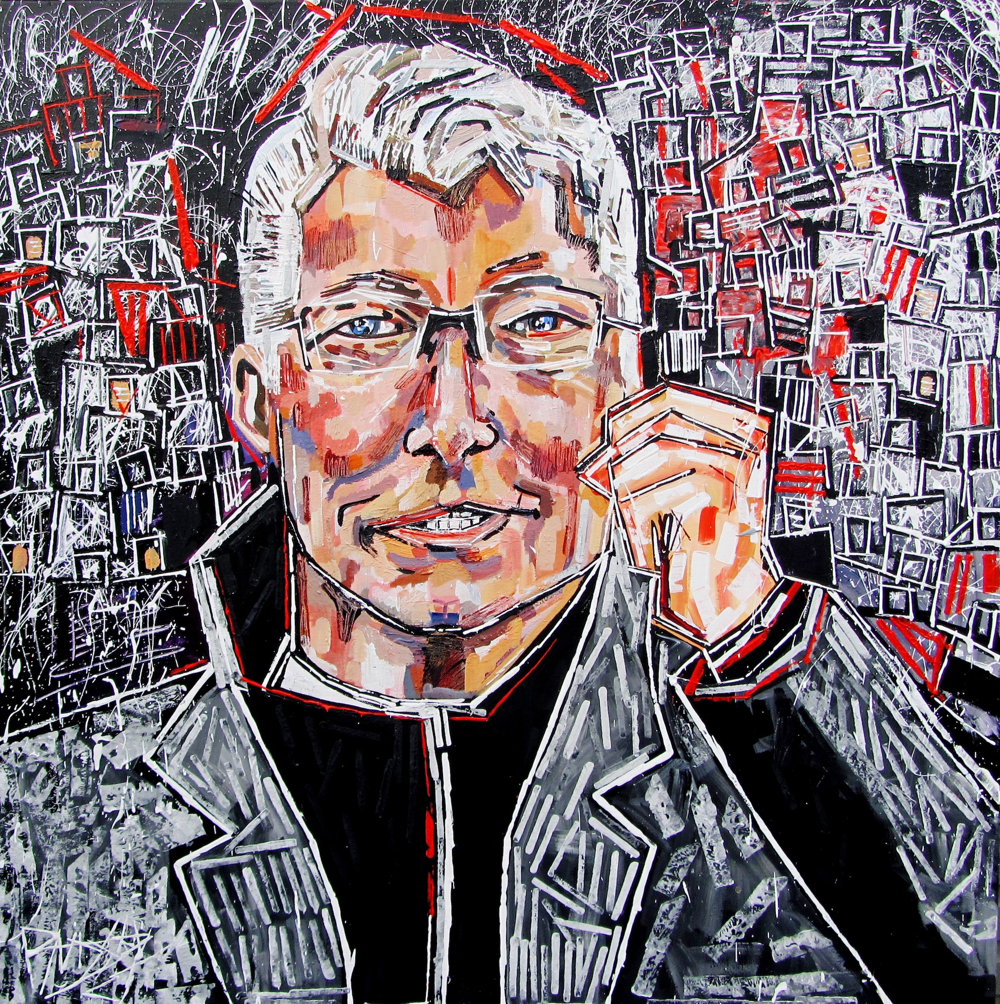 Sir Alex Ferguson Painting, Meet Sir Alex when he signs the painting - plus 2 VIP Full Hospitality