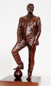 Tom Maley Sir Bobby Statue.  Tom Maley is one of the foremost sculptors of his generation; He has