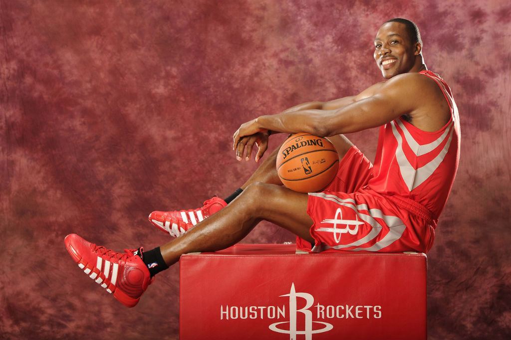 NBA legend Dwight Howard’s signed shoes NBA legend Dwight Howard has personally donated a pair of