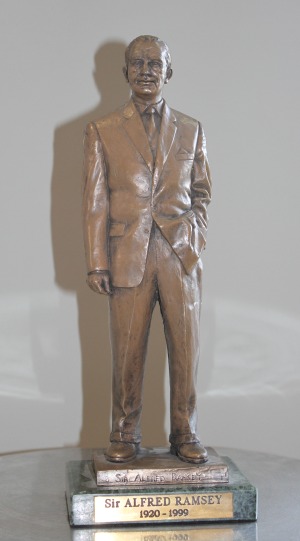 Sir Alf Ramsey Statuette.  This is a extremely rare opportunity to bid for a limited edition