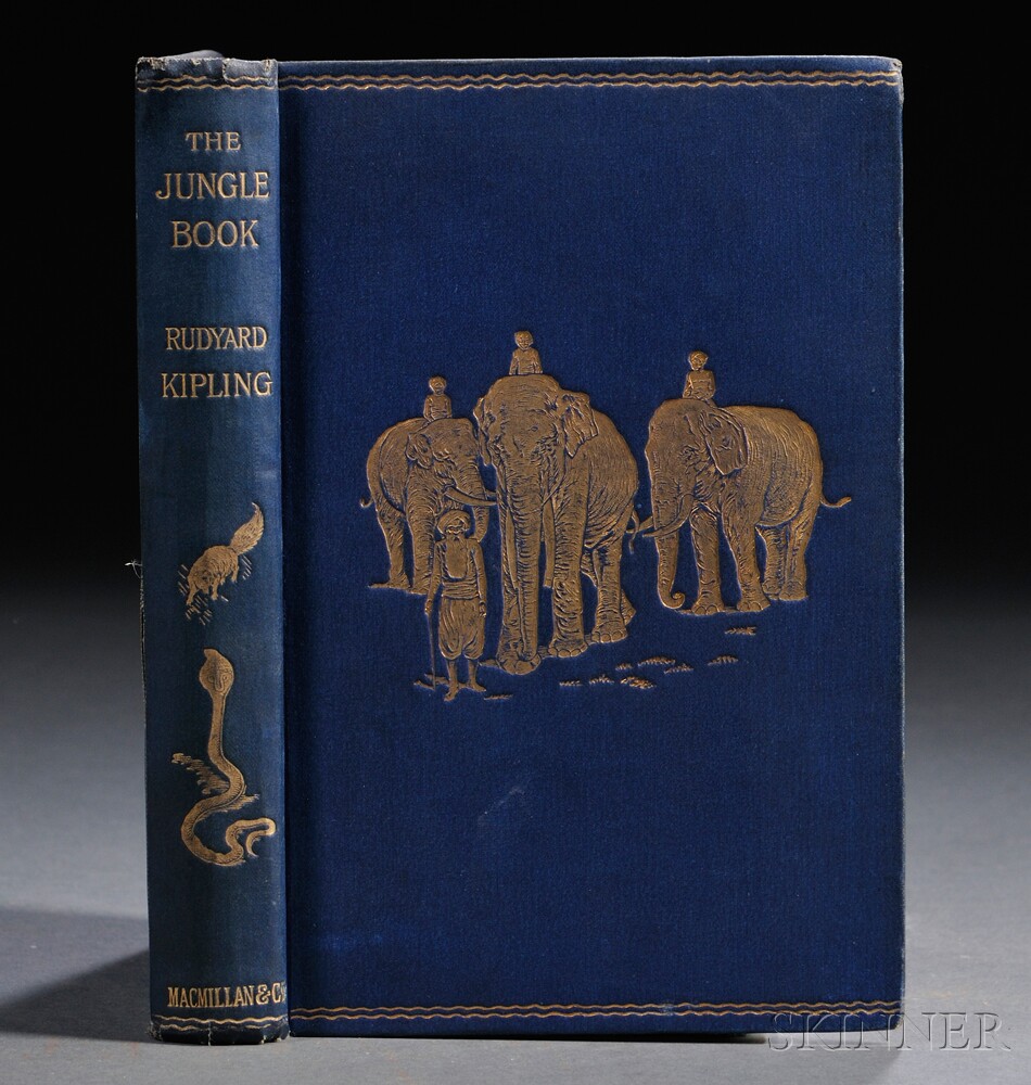 Kipling, Rudyard (1865-1963) The Jungle Book. London: Macmillan & Co., 1894. First edition, with