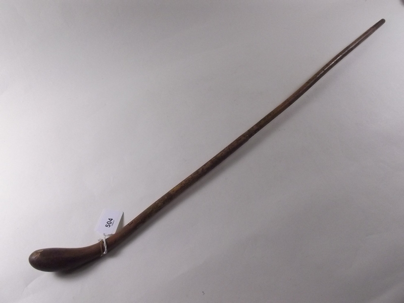 A hardwood baton swagger stick