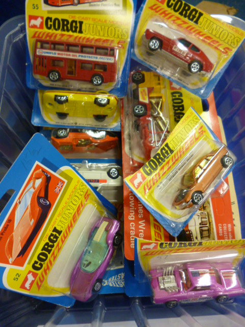 Corgi Juniors Whizzwheels, fourteen models including 1017 Holmes Wrecker, 67 Ford Capri, 61