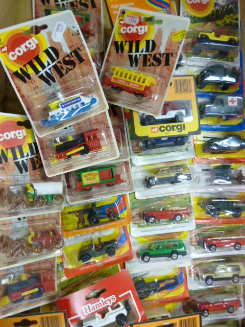 Corgi Juniors Wild West, Military & Others, thirty eight models including 113 Steamer, 114 Stage