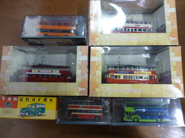 Diecast Buses, Trams & Commercials, Original Omnibus (9), Days Gone (9), Atlas Editions (5),