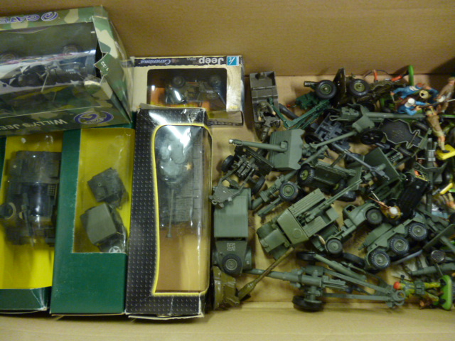 Military Diecast & Figures, including Verem (3), Gate and Hongwell, in original boxes, with loose