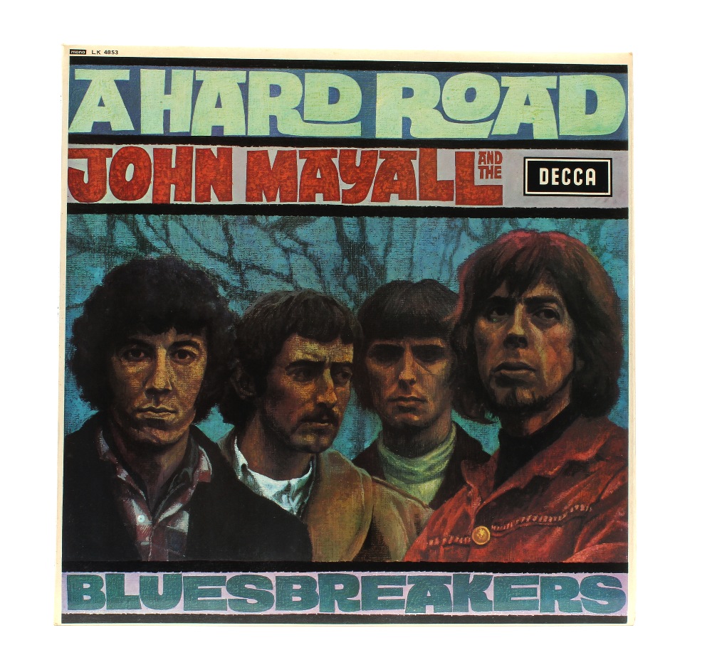 John Mayall, A Hard Road - Decca LK 4853 UK 1967 mono album, 1st press with unboxed logo EX+/NM