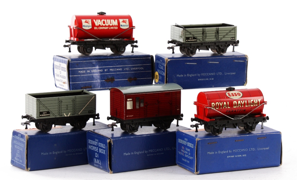 Hornby-Dublo 3-rail Goods rolling stock: consisting of `Royal Daylight`, `Vacuum` and `Esso`