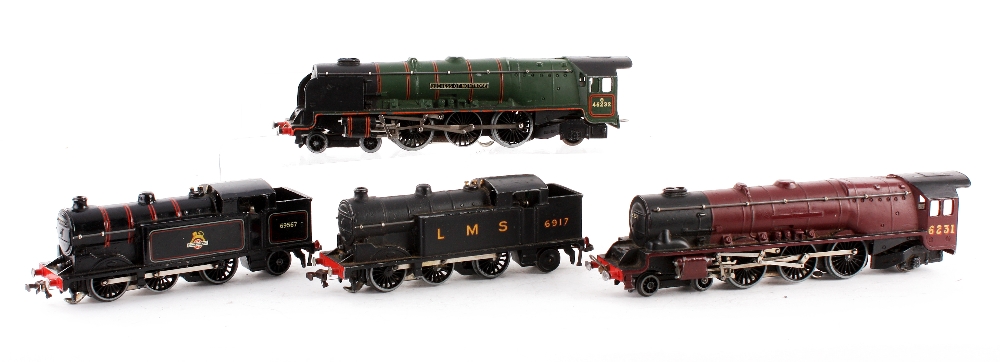 Hornby Dublo 00 Gauge 3-Rail Locomotives and Rolling Stock and Accessories: unboxed 4-6-2 LMS