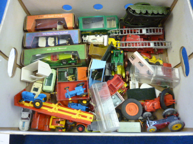 A collection of various diecast including Dinky, Matchbox and Britains (parcel) NO LIVE BIDDING