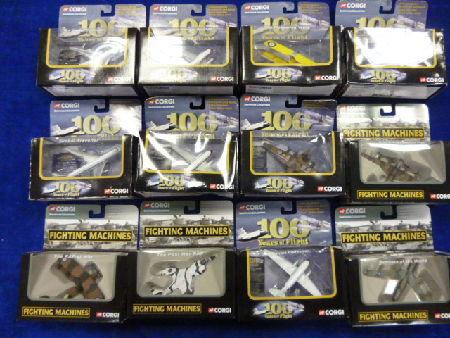 A collection of Corgi 100 Years Flight models together with other aviation models (parcel) NO LIVE