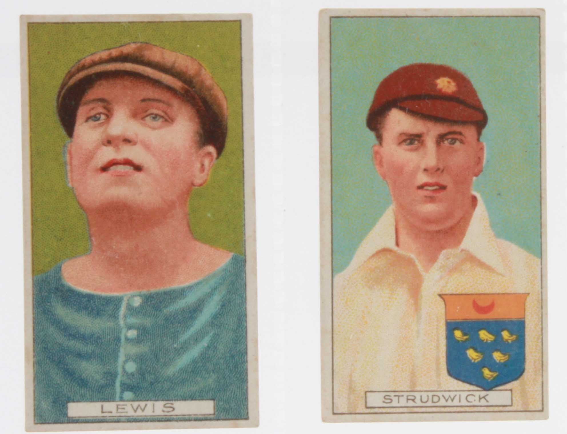 Cigarette cards, Cohen, Weenen & Co, Owners, Jockeys, Footballers, Cricketers, Series 2, 20 cards,