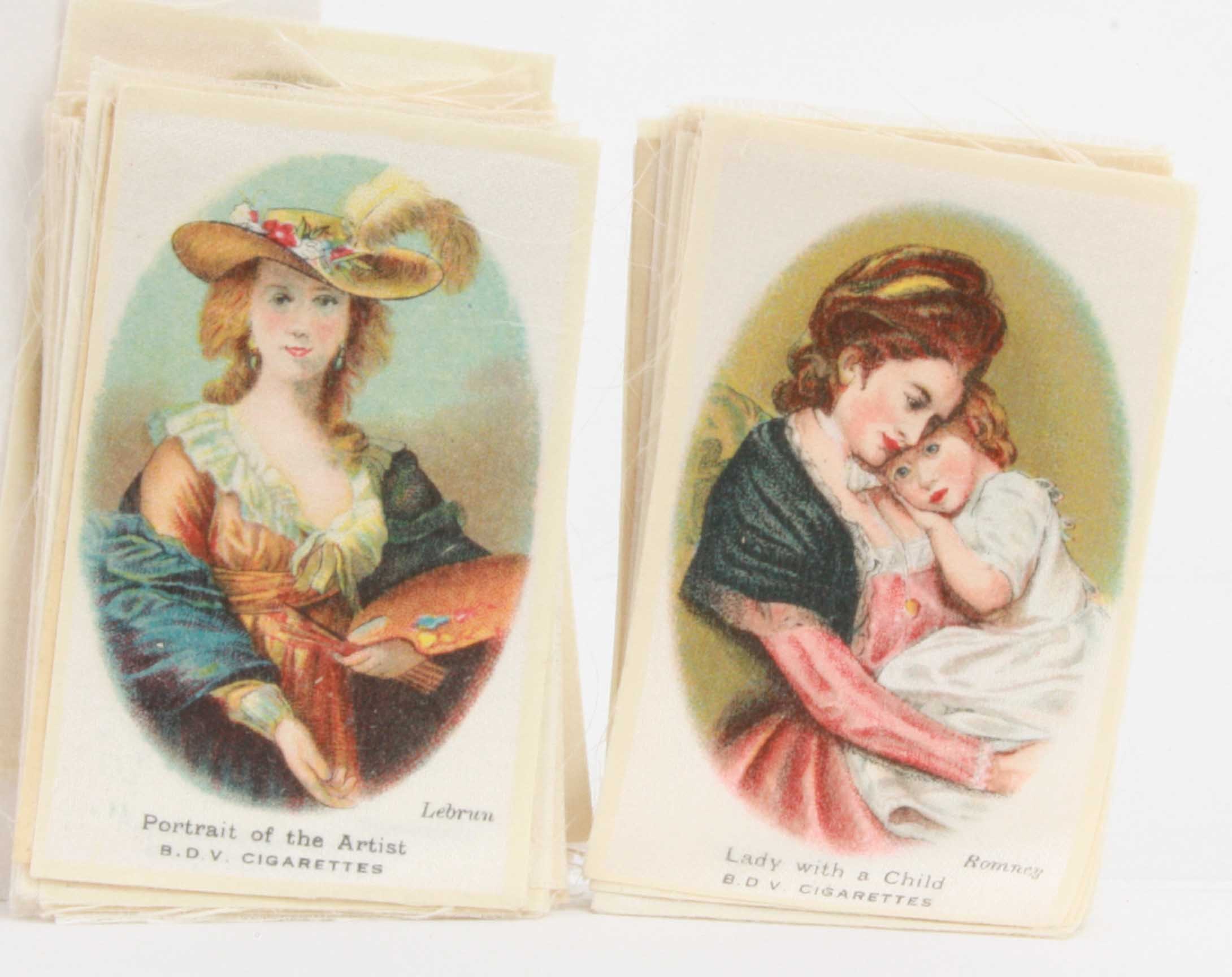 Tobacco silks, Phillip`s, Old Masters, Set 6, (set, 50 silks) (vg/ex)