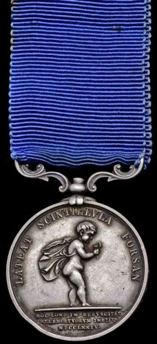 Royal Humane Society Silver Medal, unsuccessful (Edwin Norrish, July. 8. 1905), edge bruise, very