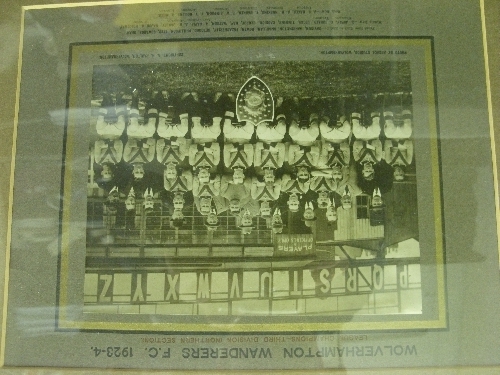 1923/24 Wolverhampton Wanderers, a superb original team group photograph of the League Champions,