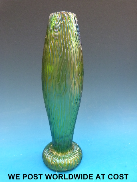 Luetz vase of Art Nouveau form.