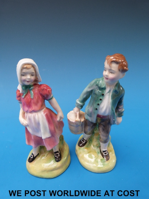 Two Royal Doulton figures "Jack" and "Jill"