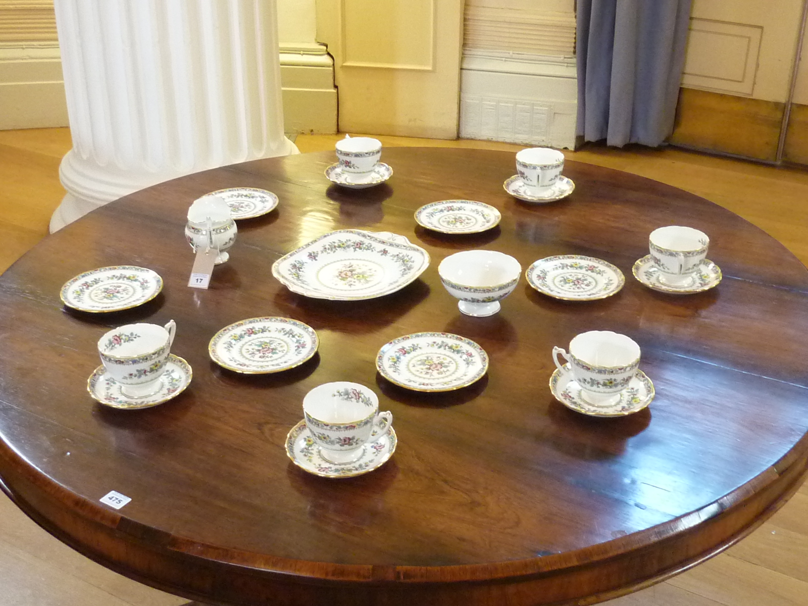 A selection of 20th century Coalport "Ming Rose" pattern fine bone china, blue backstamp.