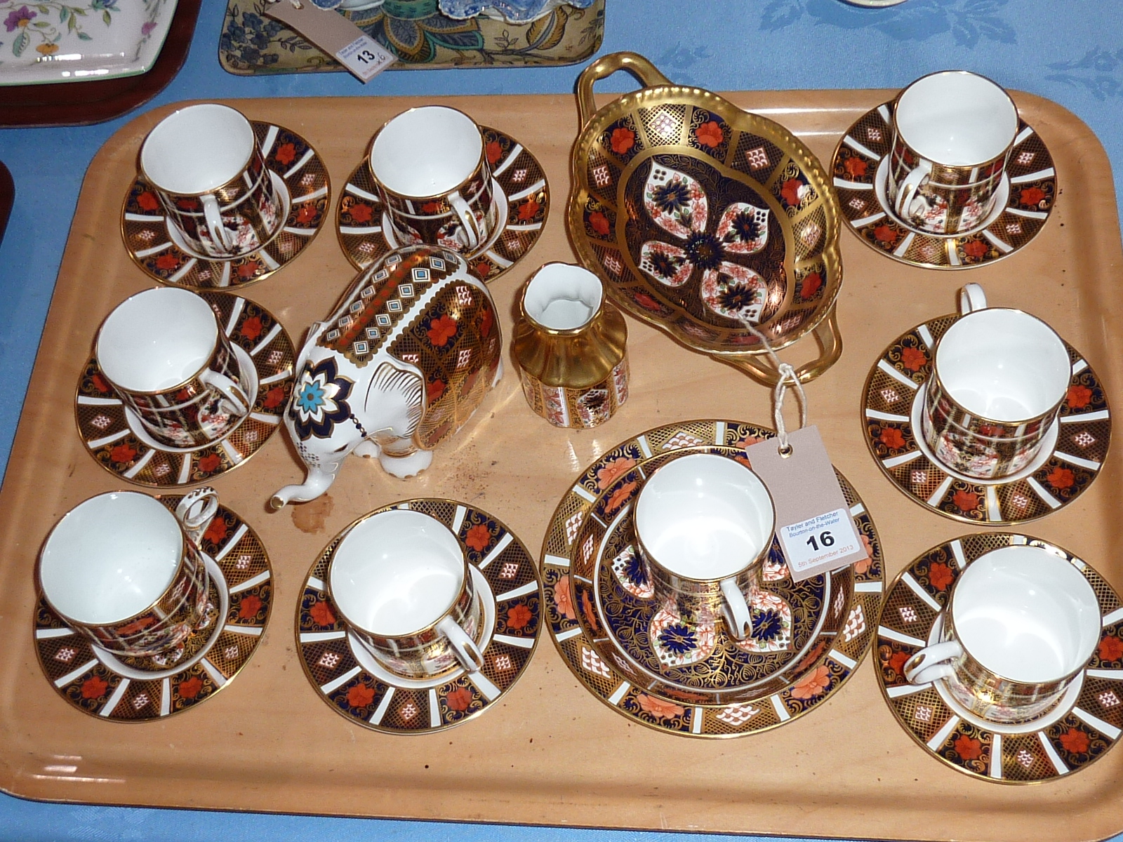 A collection of early 20th Century (and later) Royal Crown Derby fine bone china, each piece hand